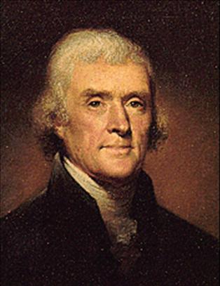 Jefferson sucedio a Adams el 4 de marzo de 1801