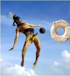 Los antiguos mayas practicaban el juego de pelota, como una especie de deporte y ritual