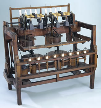 Máquina similar a la fabricada por Richard Arkwright
